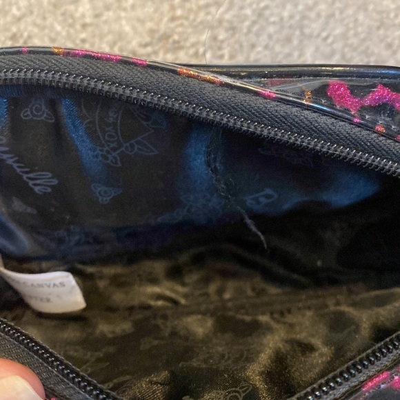 Betsy Johnson Betsyville Pink Cheetah Print Make Up Bag Cosmetic Case - Picture 6 of 8